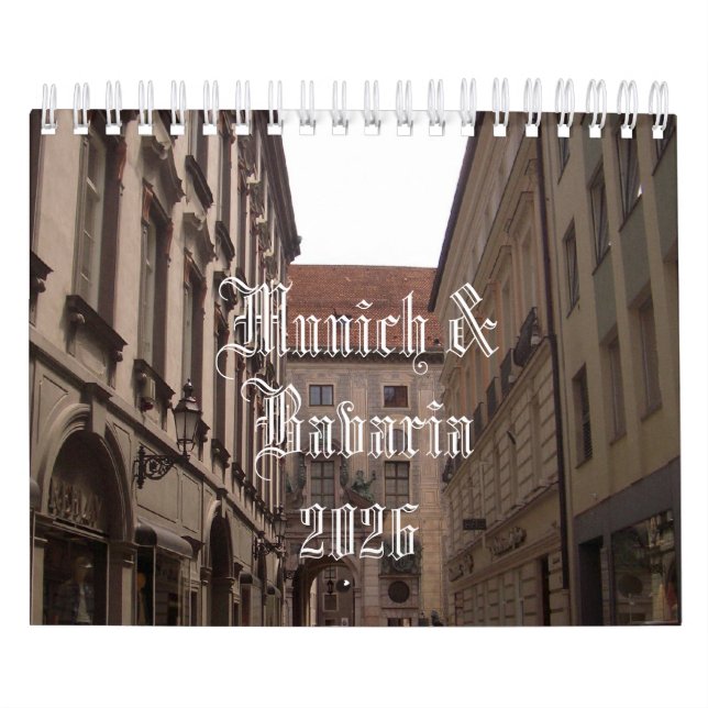 Munich & Bavaria 2026 Calendar Kalender (Omslag)