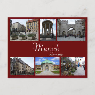 Munich Collage Vykort