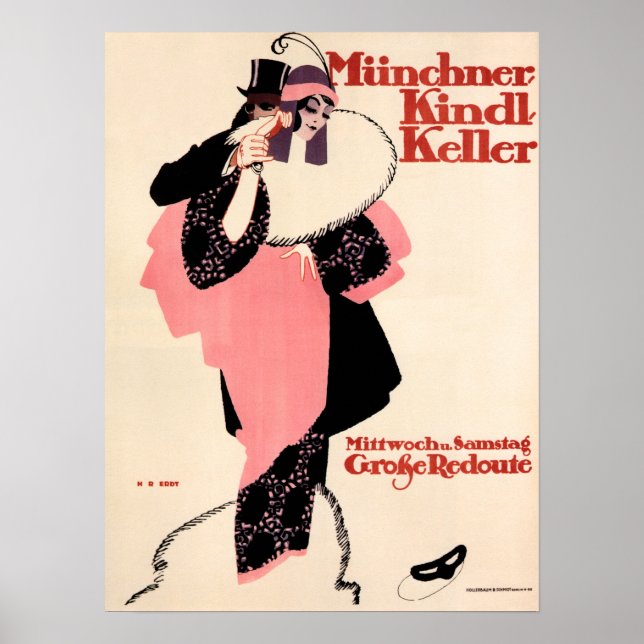 Munich Department Store Advertising Hans Rudi Erdt Poster (Framsidan)