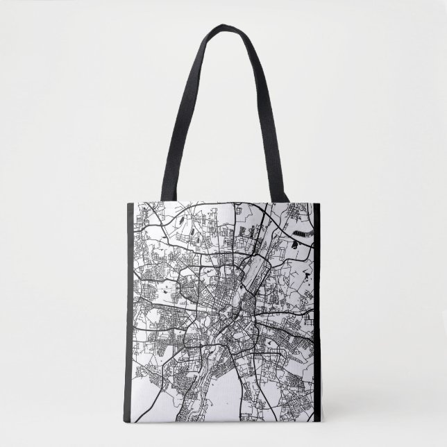 Munich Germany City Map Tygkasse (Framsida)
