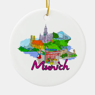 Munich - Germany.png Julgransprydnad Keramik