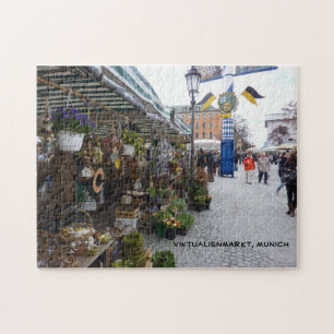 Munich marknadsför (Viktualienmarkt) Pussel