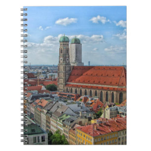 Munich Tyskland Anteckningsbok Med Spiral
