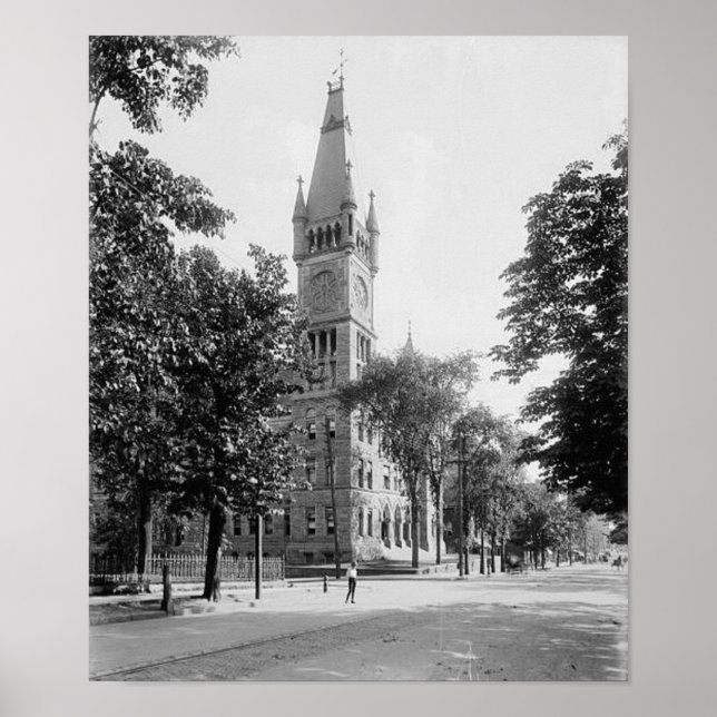 Municipal Building Scranton Pa. Poster (Framsidan)