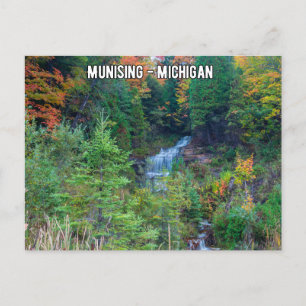 Munising Michigan Postcard Vykort