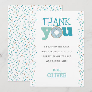 Munk 1-års födelsedags tackkort inbjudningar