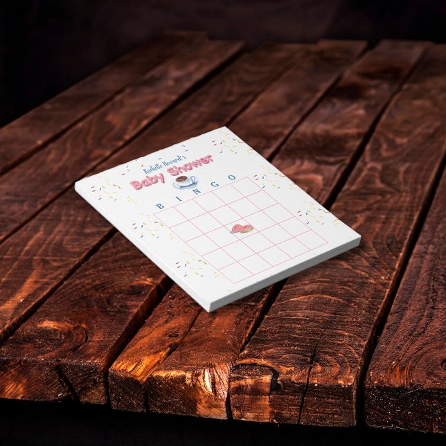 Munk Baby Shower Strössel Bingo Spel Inbjudningar (Skapare uppladdad)