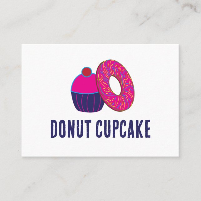 Munk Cupcake Bageri Visitkort (Framsida)