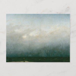 Munk efter havet av Caspar David Friedrich Vykort