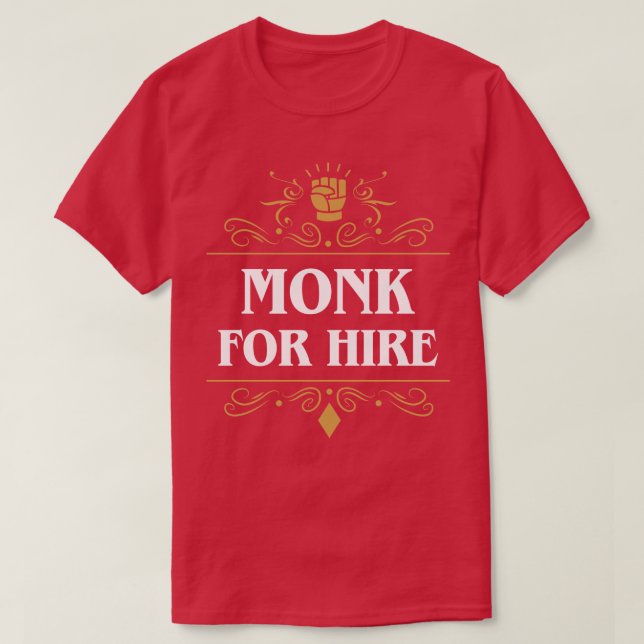 Munk för uthyrning t shirt (Design framsida)