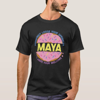 Munk Förlorar Dina Strössel Maya Är Här Din Vi T Shirt