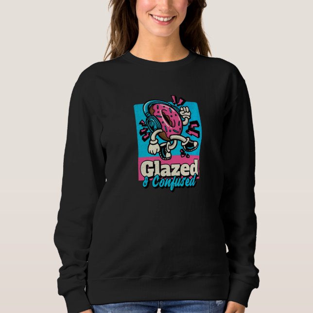 Munk Glaserad Och Förvirrad    Munk T Shirt (Framsida)