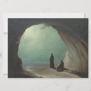 Munk i Grotto (av Carl Blechen) Kort