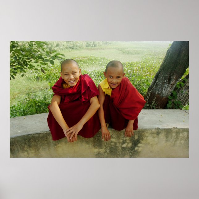 Munk i Hjort Park Poster (Framsidan)