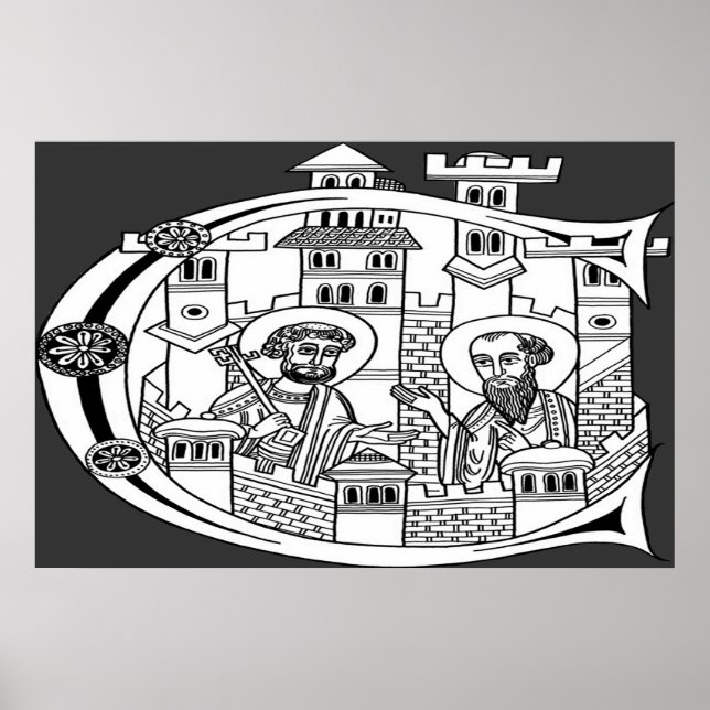 Munk i Kells Poster (Framsidan)