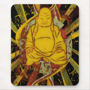 Munk i meditation musmatta