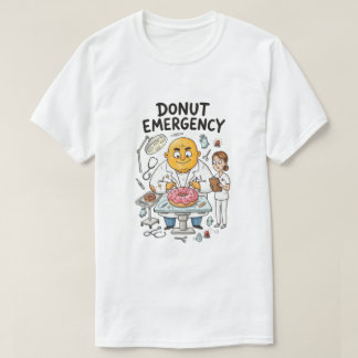Munk-nödsituation Rollig Tecknad Film Medicinsk Ko T Shirt