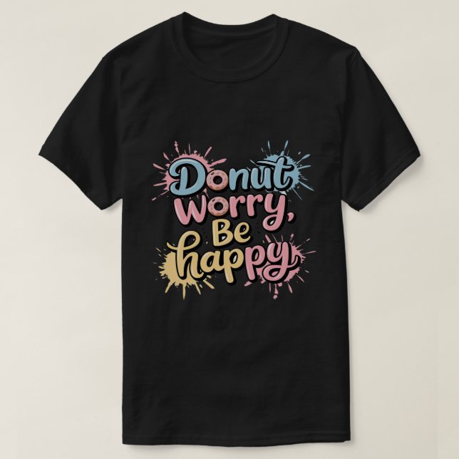 Munk Oroa Dig Lycklig Unisex T Shirt (Design framsida)