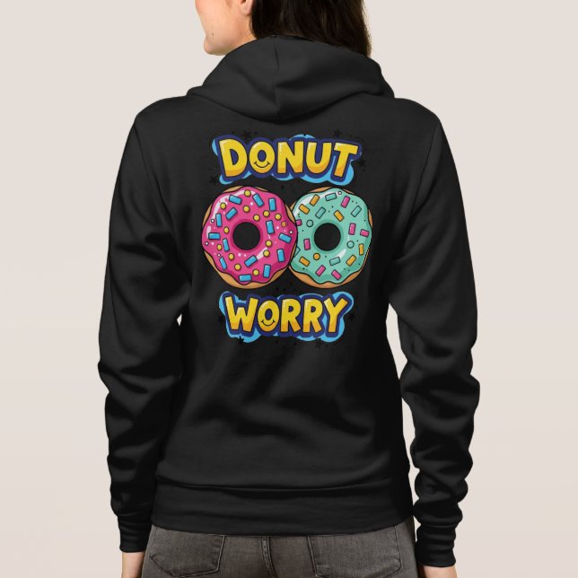 Munk Oroa Vuxen Dragkedja T Shirt (Baksida)