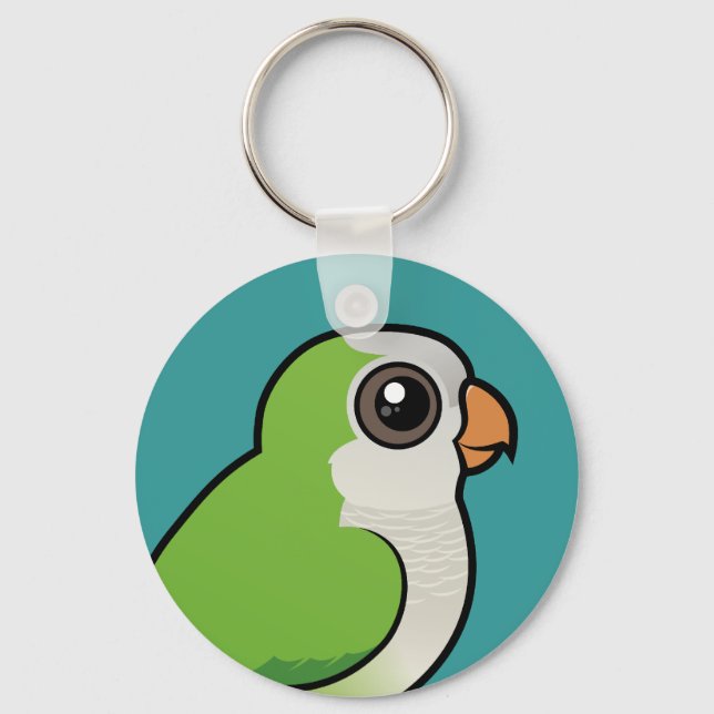 Munk Parakeet Nyckelring (Framsida)