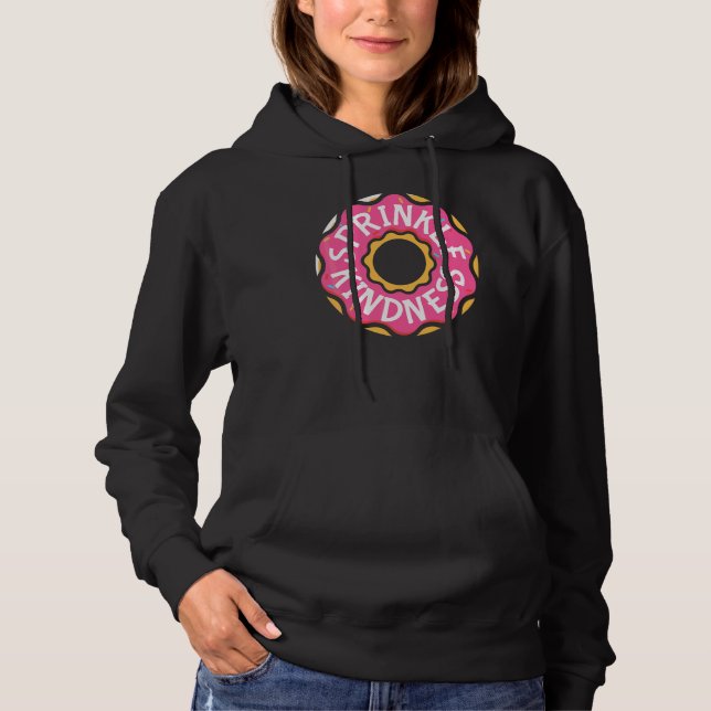 Munk Rosa Strössel Godhet Choklad Munk Fo T Shirt (Framsida)