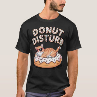 Munk Stör Inte Katten Slappnar På Vaniljströssel T Shirt