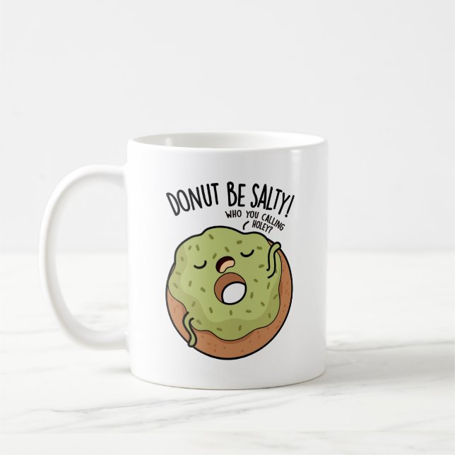 Munk Var Inte Salta Rolig Munk Puns  Kaffemugg (Vänster)