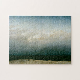 Munk vid havet, 1808-1810 av Caspar Friedrich Pussel