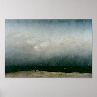 Munk vid havet (Friedrich 1824) Poster