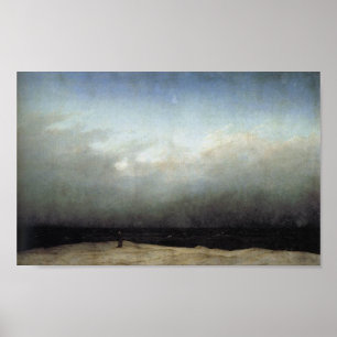 Munk vid havet poster