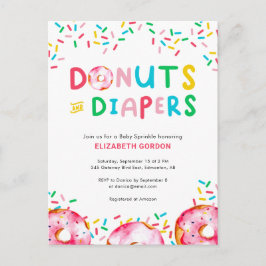 Munkar & blöjor Baby Småpresent Söt Rolig Färgrik Vykort