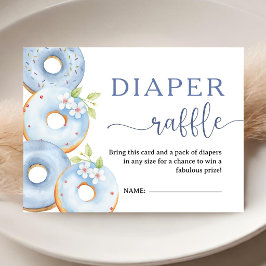 Munkar Brunch Baby Shower Pojke Blöja Lotteri Tilläggskort