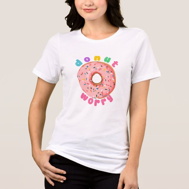 Munkar Donut, Var Glad T Shirt (Framsida)