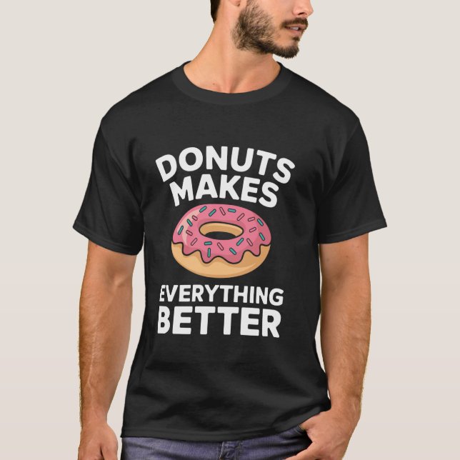Munkar gör allt bättre söta Munkar T Shirt (Framsida)