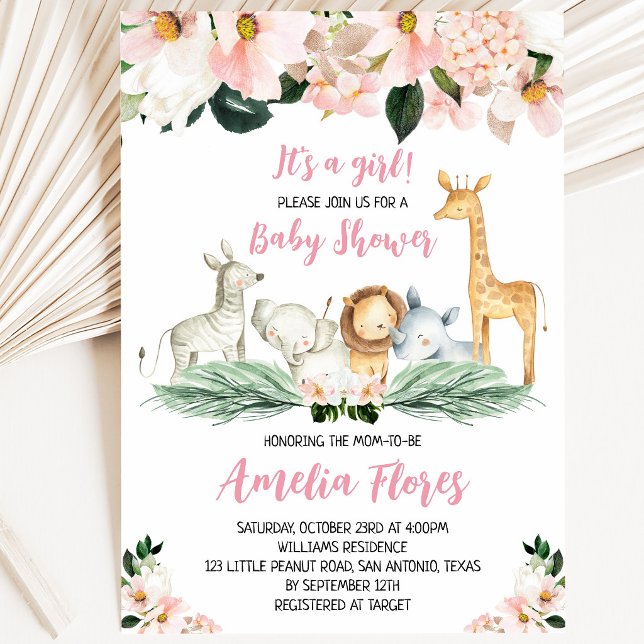 Munkar och blöjor Baby Shower Inbjudningar (Skapare uppladdad)