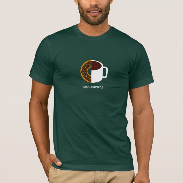 Munkar och kaffe tee shirt (Framsida)