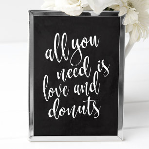Munkbar 8x10 chalkboard bröllopsskylt poster