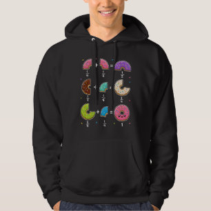 Munkbråk Lärande Matematik Humor Hoodie