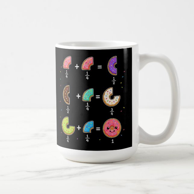 Munkbråk Lärande Matematik Humor Kaffemugg (Höger)
