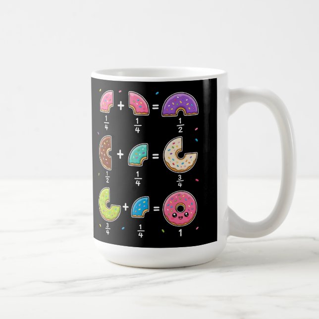 Munkbråk Lärande Matematik Humor Kaffemugg (Höger)