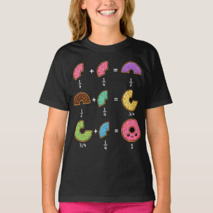 Munkbråk Lärande Matematik Humor T Shirt