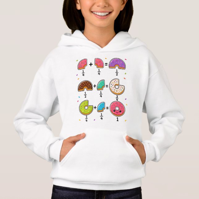 Munkbråk Lärande Matematik Humor T Shirt (Framsida)