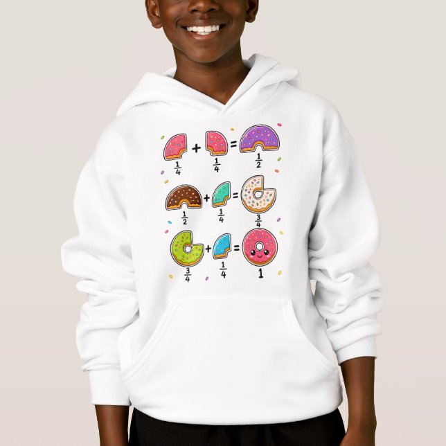 Munkbråk Lärande Matematik Humor T Shirt (Framsida)