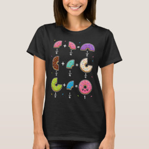 Munkbråk Lärande Matematik Humor T Shirt