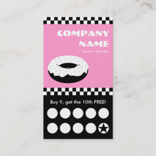 munkcheckerspunchcard lojalitetskort