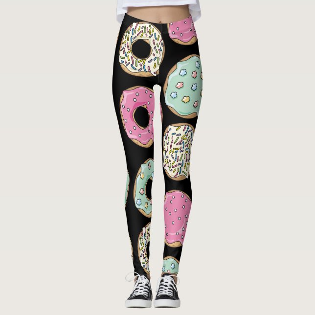 Munkdamasker Leggings (Framsida)