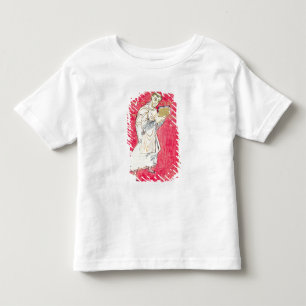 Munken Ruodprehet som framlägger hans bok T Shirt