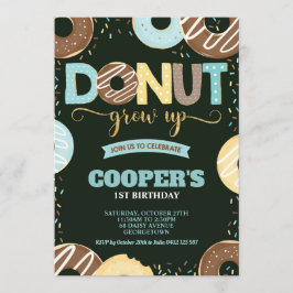 Munken växer upp den 1st pojken för inbjudningar