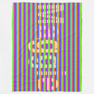 Munker optisk illusionfilt fleecefilt