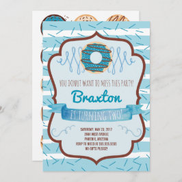 Munkfödelsedagsfest inbjudan för en pojke